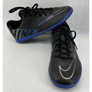 Nike Mercurial Vapor 15 Club Indoor Soccer Shoes DJ5955-040 Black Youth Size 5
